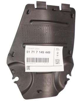 BMW E89 Front Left Wheel Arch Liner Access Cover Cap 51717149449 New Genuine
